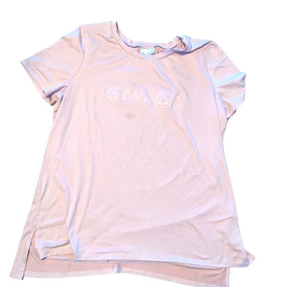 🛍️LIGHT PINK SAVAGE TEE VERY SOFT!!! - Picture 1 of 2